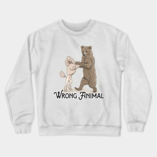 The Dance (with logo) Wrong  Animal Crewneck Sweatshirt